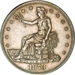 1873-CC T$1 AU53 PCGS