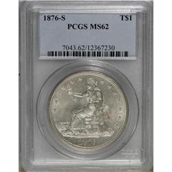 1876-S T$1 MS62 PCGS