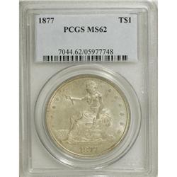 1877 T$1 MS62 PCGS