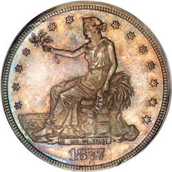1877 T$1 MS64 PCGS