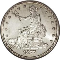 1877-S T$1 MS65 NGC