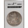 Image 1 : 1878-S T$1 MS61 ANACS