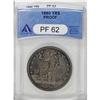 Image 1 : 1880 T$1 PR62 ANACS