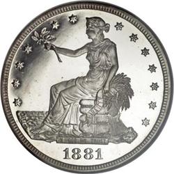 1881 T$1 PR65 Cameo NGC