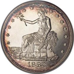 1882 T$1 PR65 NGC