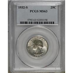 1932-S 25C MS63 PCGS