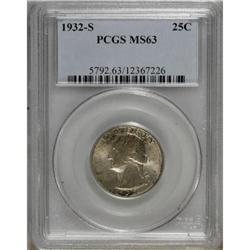 1932-S 25C MS63 PCGS