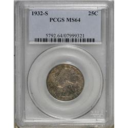 1932-S 25C MS64 PCGS