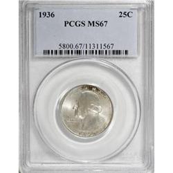 1936 25C MS67 PCGS