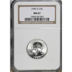 1949-D 25C MS67 NGC