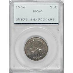 1936 25C PR64 PCGS