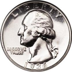 1936 25C PR67 NGC