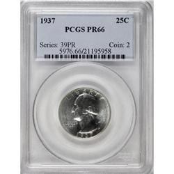 1937 25C PR66 PCGS