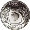 Image 1 : 1999-S 25C Georgia Silver PR70 Deep Cameo PCGS