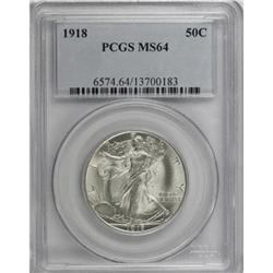 1918 50C MS64 PCGS