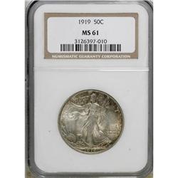 1919 50C MS61 NGC