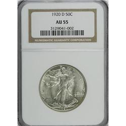 1920-D 50C AU55 NGC