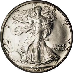 1923-S 50C MS64 PCGS