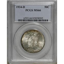 1934-D 50C MS66 PCGS