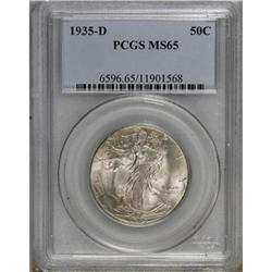 1935-D 50C MS65 PCGS