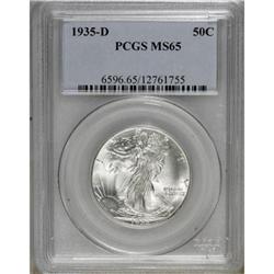 1935-D 50C MS65 PCGS