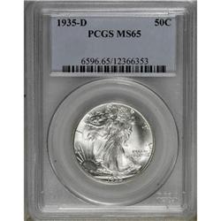 1935-D 50C MS65 PCGS