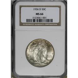 1936-D 50C MS66 NGC
