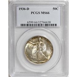 1936-D 50C MS66 PCGS