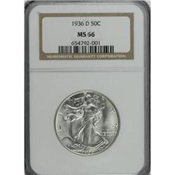 1936-D 50C MS66 NGC