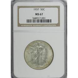 1937 50C MS67 NGC
