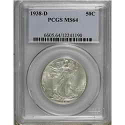 1938-D 50C MS64 PCGS