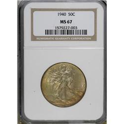 1940 50C MS67 NGC