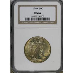 1940 50C MS67 NGC