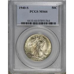 1940-S 50C MS66 PCGS