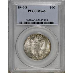 1940-S 50C MS66 PCGS