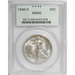 1940-S 50C MS66 PCGS