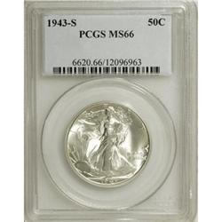 1943-S 50C MS66 PCGS