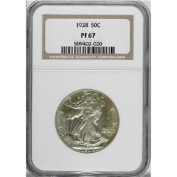 1938 50C PR67 NGC