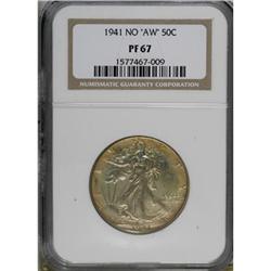 1941 50C PR67 NGC