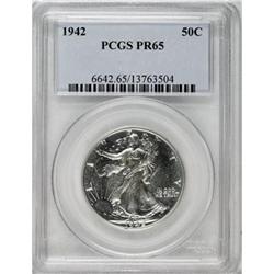 1942 50C PR65 PCGS