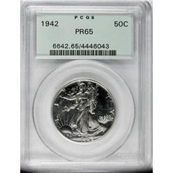 1942 50C PR65 PCGS