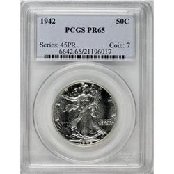 1942 50C PR65 PCGS