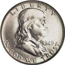 1949-S 50C MS65 Full Bell Lines Prooflike NGC