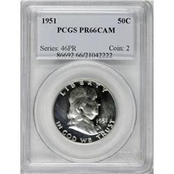 1951 50C PR66 Cameo PCGS