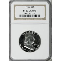1953 50C PR67 Cameo NGC