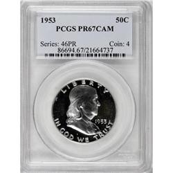 1953 50C PR67 Cameo PCGS