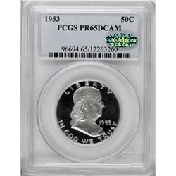 1953 50C PR65 Deep Cameo PCGS