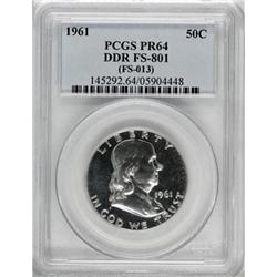 1961 50C Doubled Die Reverse PR64 PCGS