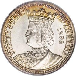 1893 25C Isabella Quarter MS65 NGC