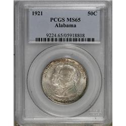 1921 50C Alabama MS65 PCGS